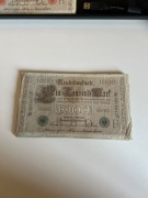 1000 MARK 1910 - 1000 MAREK - RÓŻNE SERIE - REICHSBANKNOTE- ZIELONE