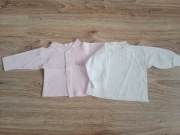 2 x Kaftanik sweterek niemowlęcy rozm. 62/68