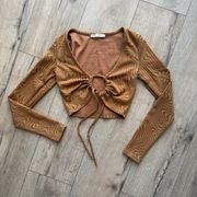 pull&bear crop sweterek bolerko narzutka bluzka S xs lato wakacje sexy
