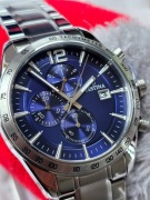Zegarek Festina Chronograph NOWY | pełna dokumentacja | niebieska tarcza.