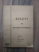 Zeszyt znaczków.