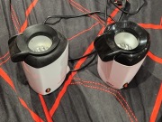 RÓZOWA MASZYNA URZĄDZENIE DO POPCORNU HOFFEN PM-1800 1200W 2 SZTUKI ELTA