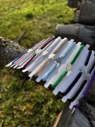 Bransoletka z aniołem ze stali nierdzewnej –hipoalergiczna,ręcznie robiona