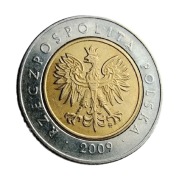 5 zł  2009  Destrukt Przesunięcie 