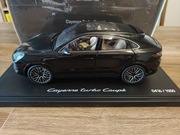 PORSCHE Cayenne Coupe Turbo Black (2019) 1:18 Norev Dealer 