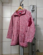 Bluza hoodie kangurka różowa M longsleeve crewneck rozsuwana suwak zasuwana