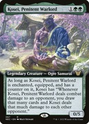 Kosei, Penitent Warlord (Full Art) - NEC - Karta MtG
