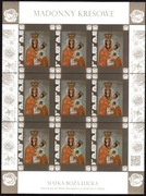 4x Ark. 9x (4857 - 4860) Madonny Kresowe (4 nieskładane arkusze)