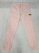 Różowe eleganckie spodnie bojówki Barbour International 38 jak nowe