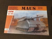 Model kartonowy GPM 111 Maus Porshe typ 205