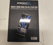 Sabrent dysk 512 GB M2 pcie ssd