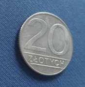 Moneta 20zł 1989 r.