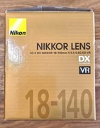 Obiektyw Nikon F Nikkor AF-S 18-140mm f/3.5-5.6G ED VR