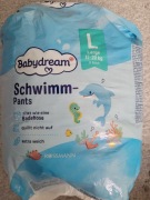 Pieluchomajtki do pływania BABYDREAM, rozm. Large, 12-20 kg, 12 szt.