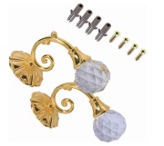 2x podwiązki do zasłon mocowane do ściany