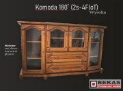 Śliczna Stylowa Komoda 180 (2s-4FLot) Dąb Śliczna BEKAS Producent Mebli 
