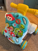 STOLIK EDUKACYJNY I CHODZIK PCHACZ 4w1, NAUKA CHODZENIA DLA DZIECI