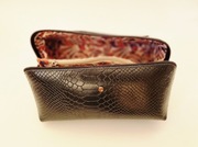 Skórzana kosmetyczka BATYCKI z bursztynem – skóra naturalna