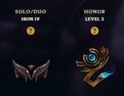 Konto lol IRON 4 *3175RP*
