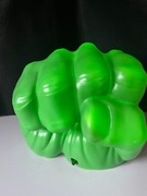 Lampka nocna dla dziecka | zielona pięść Hulka Avengers 3D