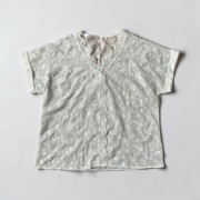 Biała bluzka damska w kwiaty krótki rękaw XL lekka przewiewna casual