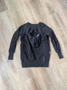 Czarna bluza do chustonoszenia Greyse 36 S wzór folk