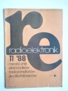 Radioelektronik miesięcznik 11/88  (spis treści na zdjęciu)