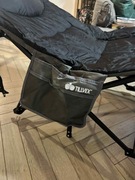 łóżko kempingowe tillvex czarne 210 x 80 x 40 cm składane do 280 kg