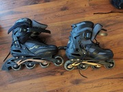 Łyżworolki męskie r.45 + ochraniacze 