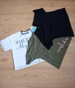 Bluzki dziewczęce rozmiar 146/152 nowe 3 sztuki z pepperts 