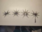 Ozdoby na choinkę z czasów PRL-u - gwiazdki plastikowe