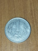 Moneta z PRL 1 zł 1986 rok 