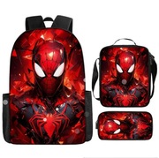 Zestaw Spider-man plecak piornik torba na ramie NOWY