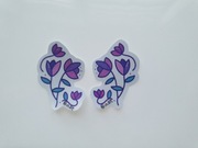 CH.ART naklejki KWIATY  2szt.