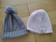 pudrowy róż / różowa czapka H&M 134- 152