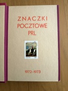 Klaser jubileuszowy TOM X +znaczki polskie czyste** i kasowane 1972-1973r.