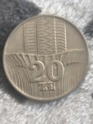 20 zł Wieżowiec i Kłosy 1976 bez znaku mennicy obiegowa  