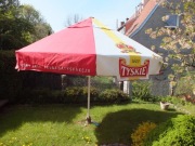 wielki duży parasol ogrodowy, średnica 4m ogród gastronomiczny piwny