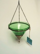 SZKLANY WISZĄCY LAMPION * ORIENTALNY STYL
