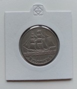 5 ZŁOTYCH 1936 Żaglowiec