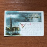 Świnoujście (Swinemunde) - gruss, litografia