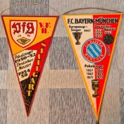 Proporczyki FC Bayern Monachium VFB Stuttgart duże folia