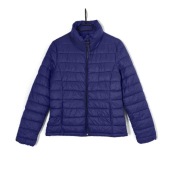 Damska Kurtka Pikowana Puffer Ocieplana Granatowa Gap |R. M