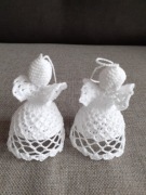 ANIOŁKI SZYDEŁKOWE RĘCZNIE ROBIONE 2 szt (7)