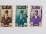 Ser.3Zn.Pocz.7,5,12,5,10 P, Rep.Syryjska,b.kleju,stemplowany,1935r