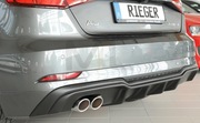 Audi A3 8V FL Rieger TFSI TDI Dyfuzor Spoiler Dokładka zderzaka Nowy!