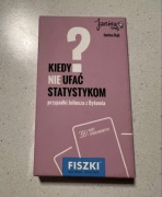 Fiszki Kiedy nie ufać statystykom Janina Bąk