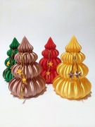 LAMPKA LED 4 SZT CHOINKA 3D OZDOBA ŚWIĄTECZNA DEKORACJA PREZENT NA STÓŁ