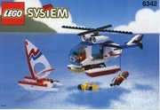 LEGO System 6342 z 1993r. Beach Rescue Chopper