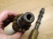Szczotka wyciora i wybijak do sowieckiej armatki ppanc kal 45mm muchobijka